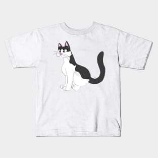 Cute Cranky Cat Kids T-Shirt